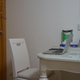 Chan Wai-chung’s remote learning set-up in his dining room at home.